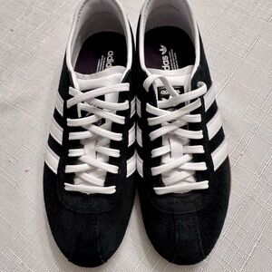 adidas Black and White Athletic Shoes